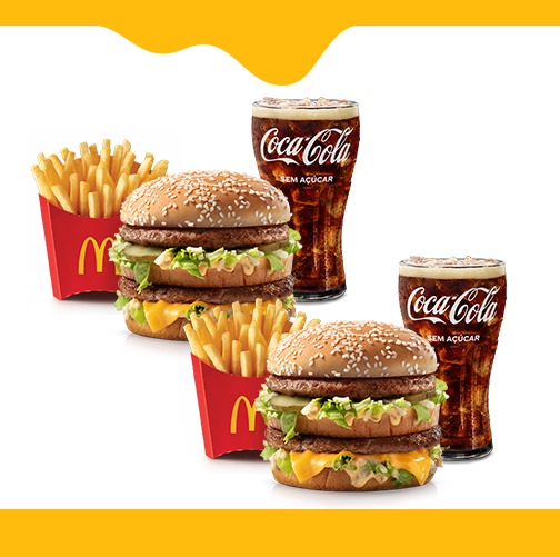 2 McOfertas Médias Big Mac